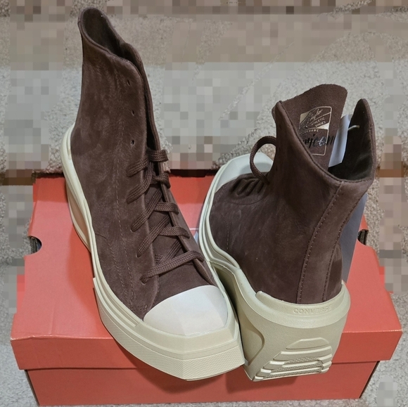 Converse SQUARED Chuck 70 De Luxe Lug Wedge Coffee Break/Ortholite Cushioning - Picture 8 of 15